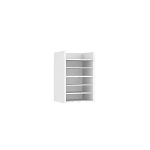 White Multi-Layered Office Shelf